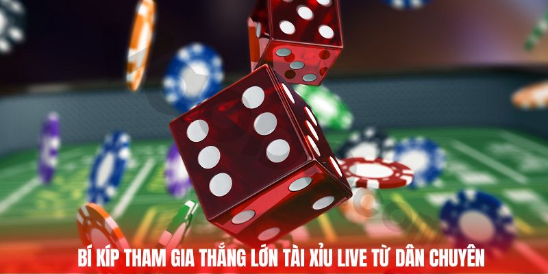 Bí kíp tham gia thắng lớn tài xỉu live từ dân chuyên