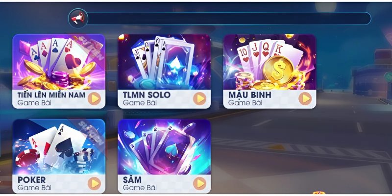 Khám phá sảnh game bài đẳng cấp tại Sumvip
